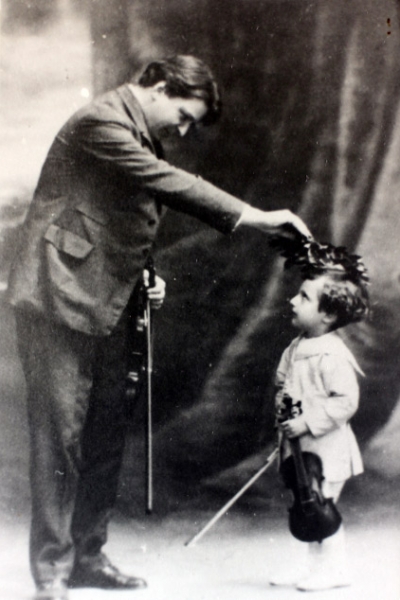 G. Enescu și micul Lipatti